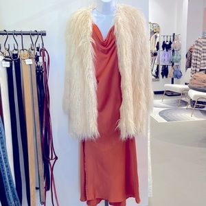 Blank NYC Faux Fur Coat (Best Day Ever) NWT